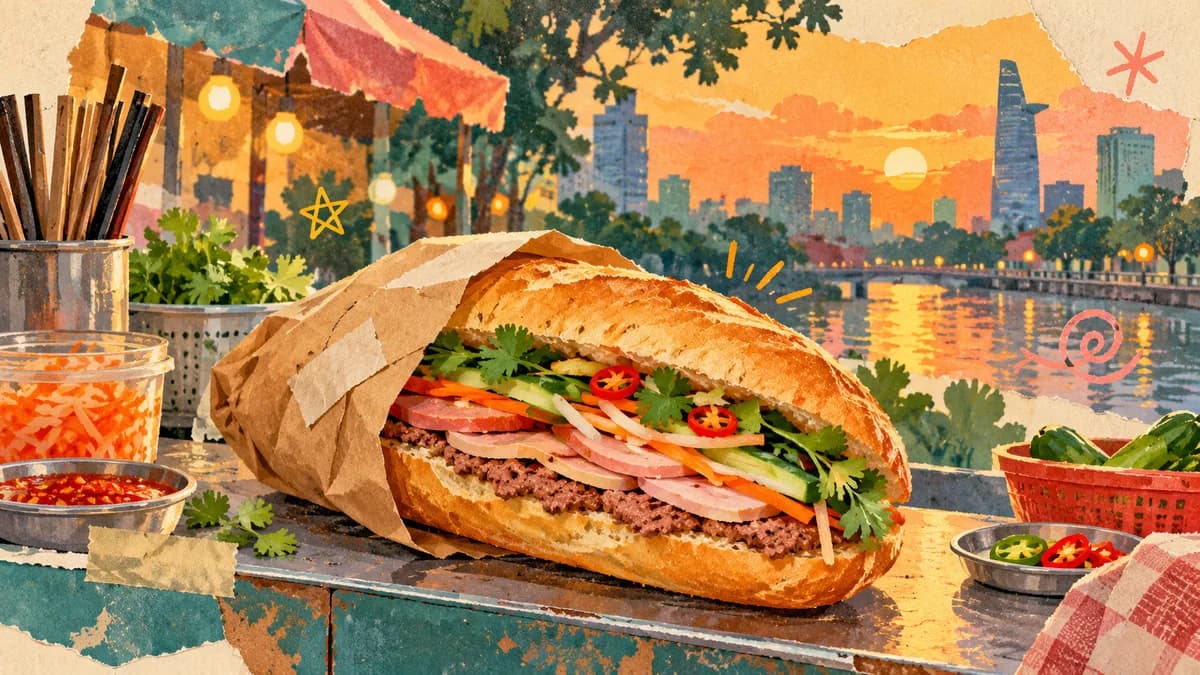Ảnh minh họa cho bài "Bánh Mì Huỳnh Hoa có đáng xếp hàng?"