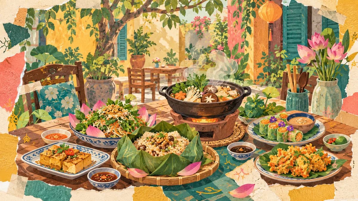 Ảnh minh họa bài 6 nhà hàng chay ở Sài Gòn, người không ăn chay cũng dễ chịu
