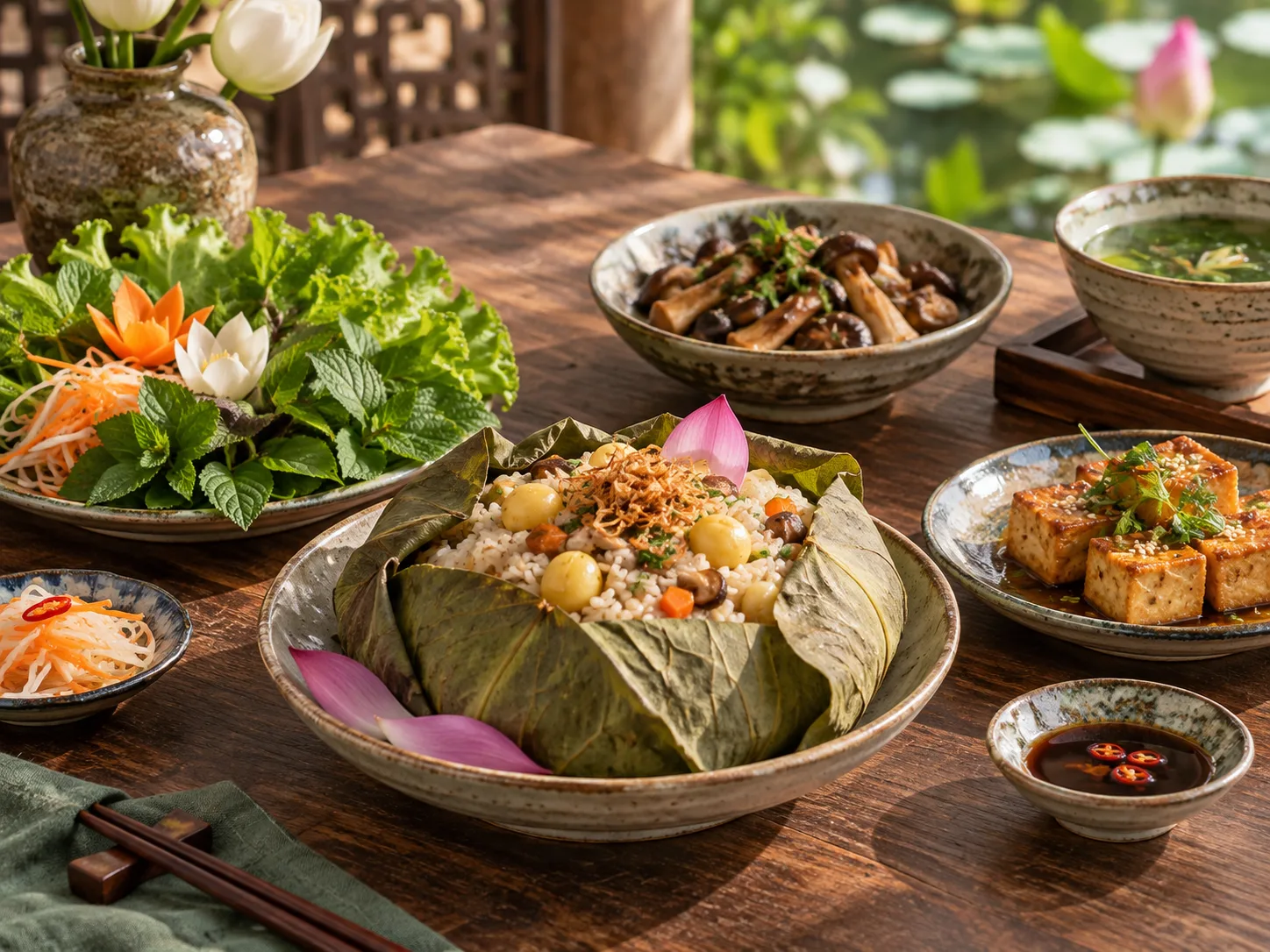 Ảnh minh họa Món chay fusion