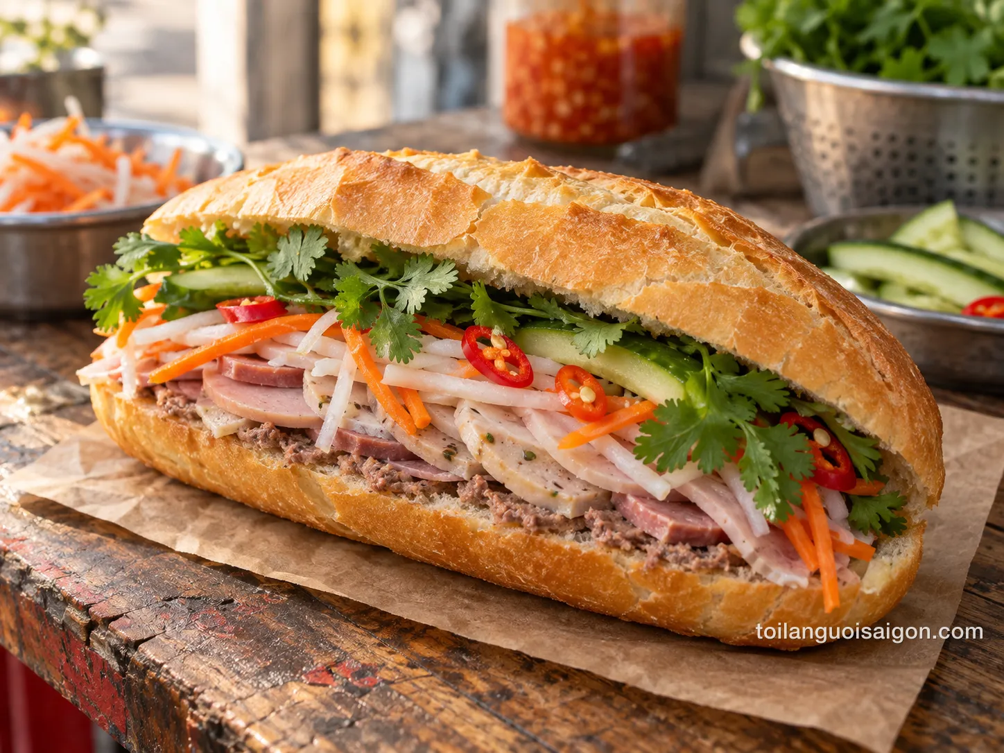 Ảnh minh họa Bánh mì thập cẩm