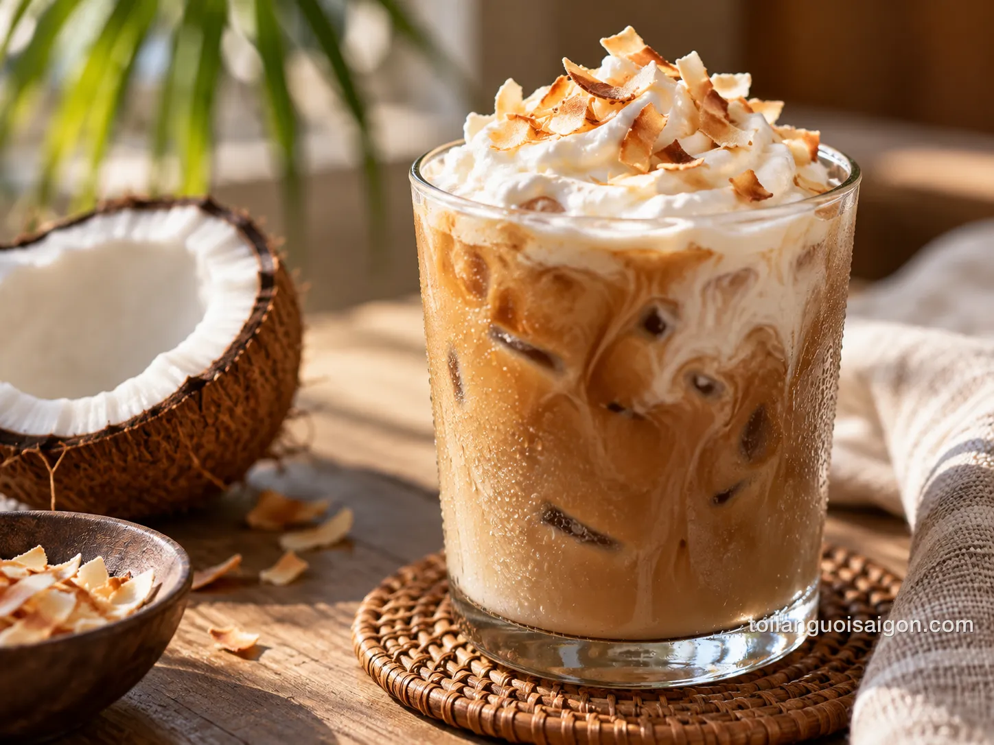 Ảnh minh họa Latte dừa