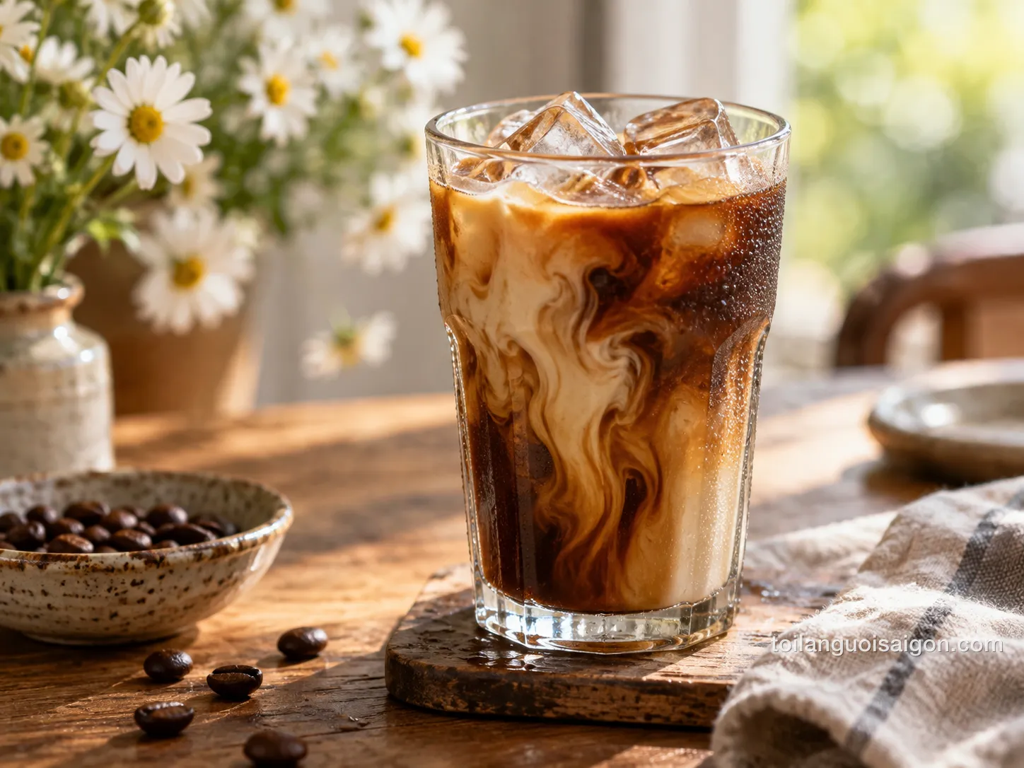Ảnh minh họa Cà phê sữa đá