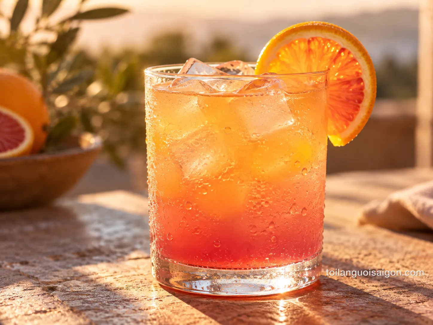 Ảnh minh họa Soda hoàng hôn