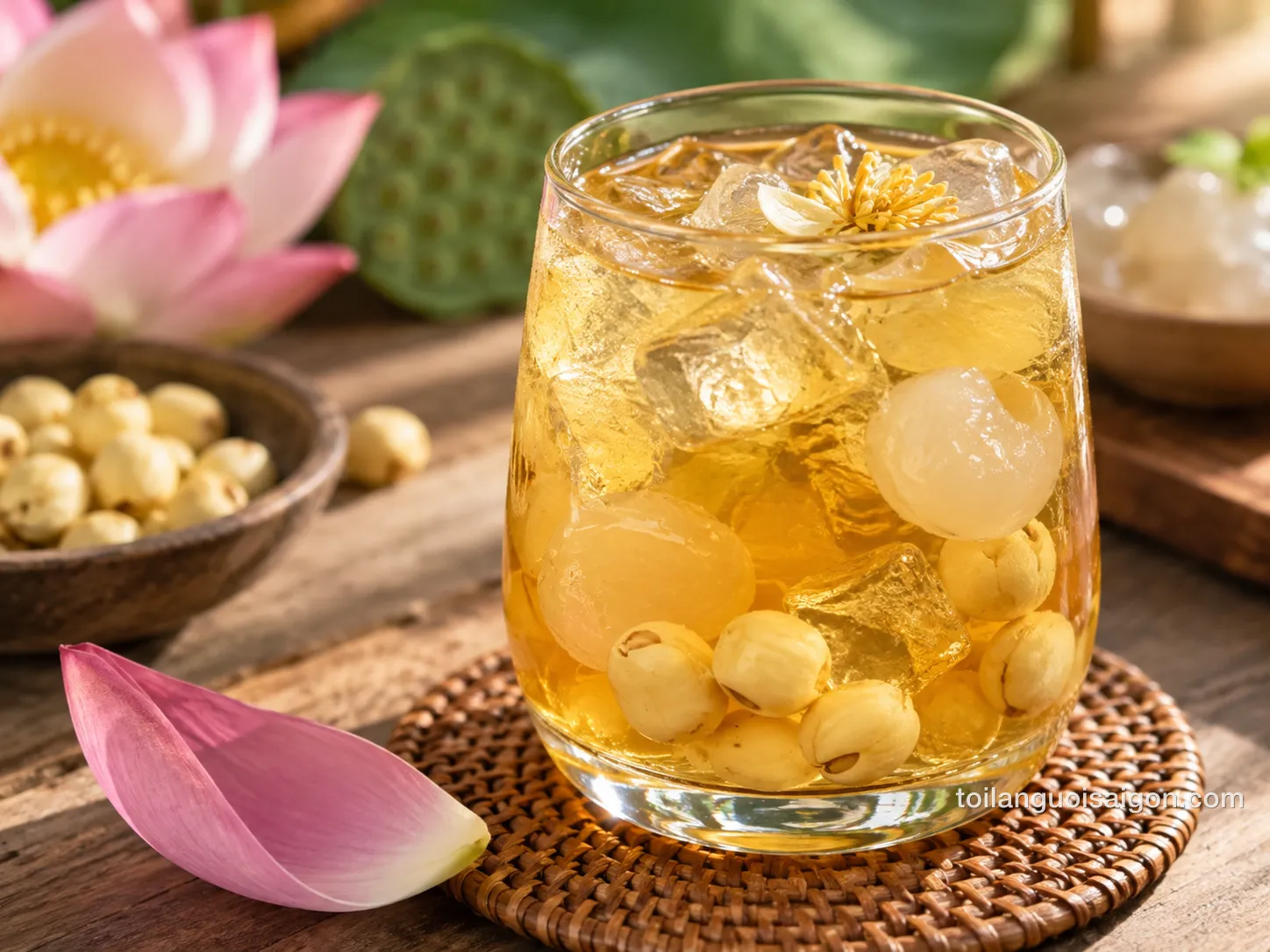 Ảnh minh họa Trà sen vàng