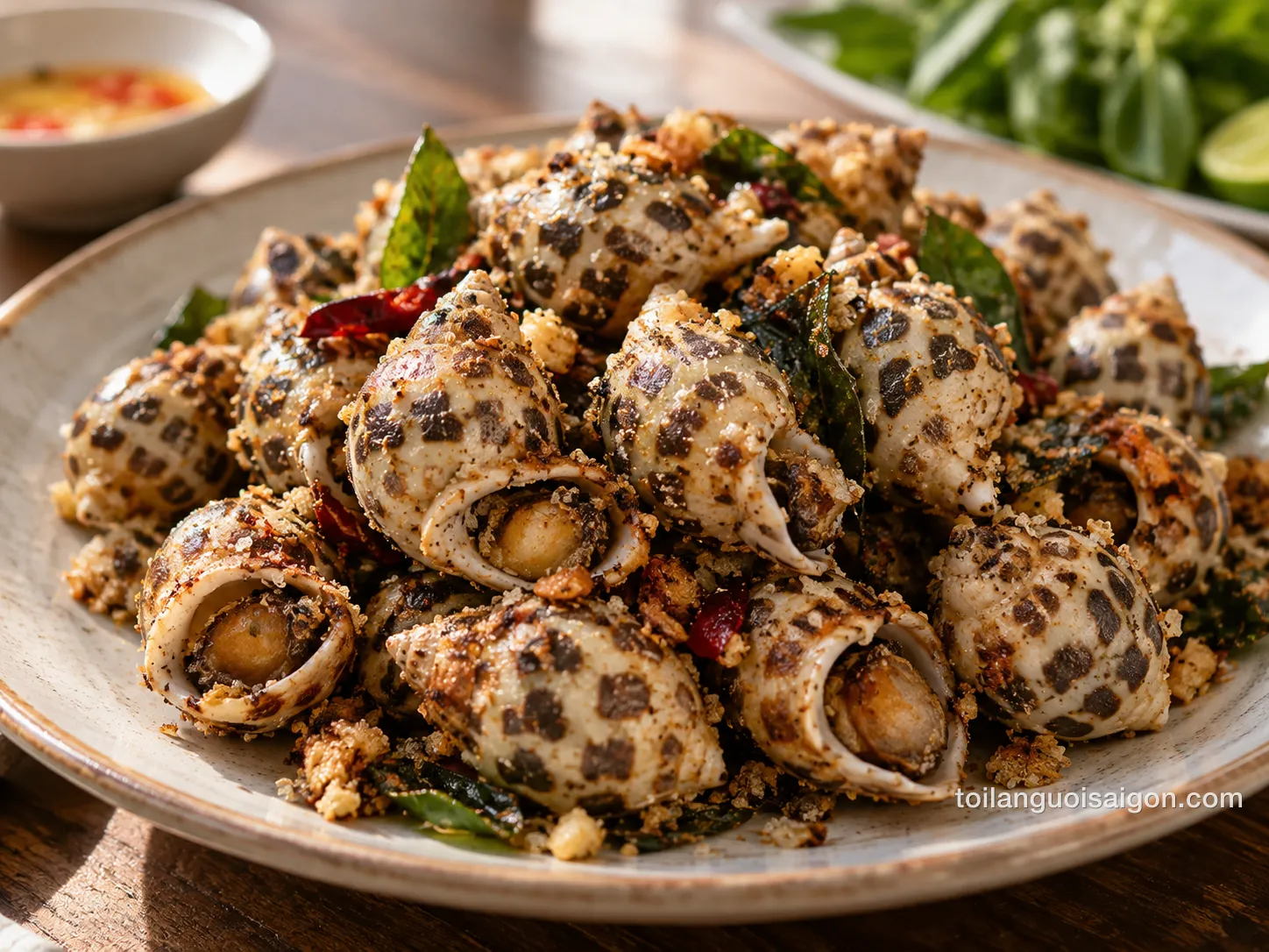 Ảnh minh họa Ốc hương rang muối
