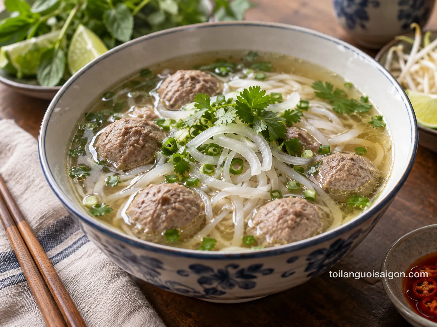 Ảnh minh họa Phở bò viên