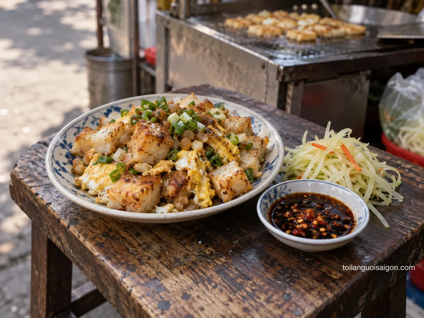 Ảnh minh họa món ăn tại Bột chiên Phú Nghĩa Hội (xe bột chiên chú Chân)