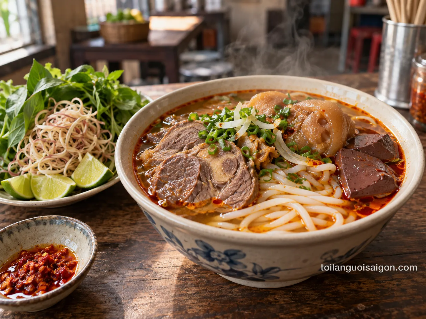 Ảnh minh họa món ăn tại Bún Bò Gánh