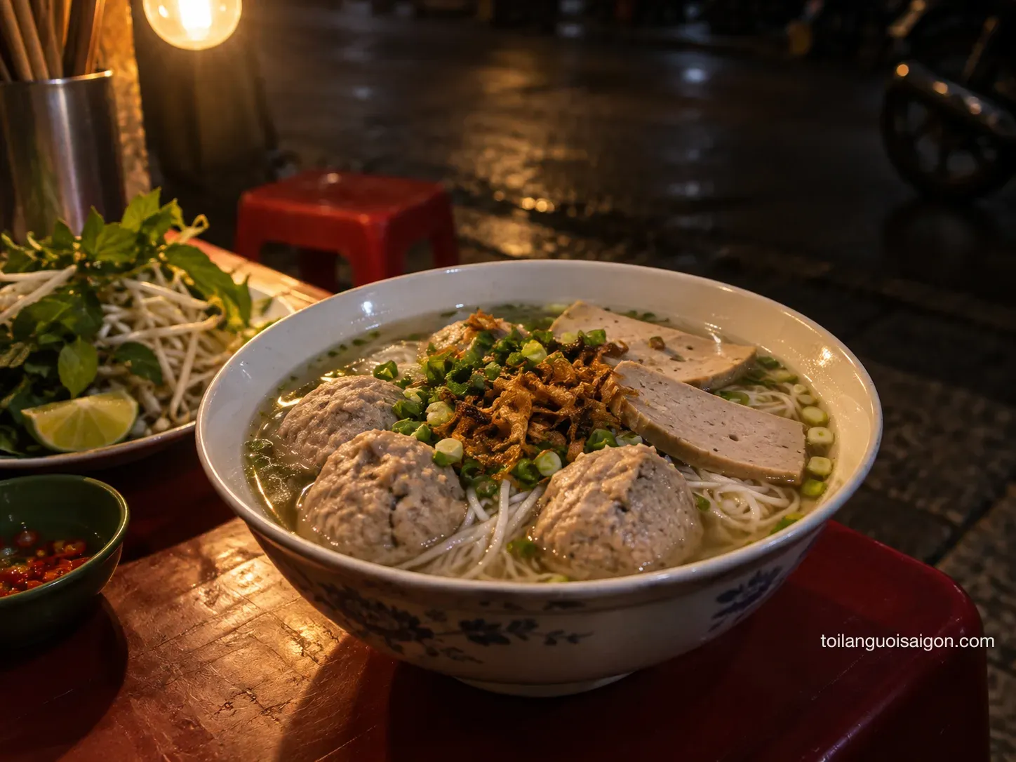 Ảnh minh họa món ăn tại Bún mọc bà Châu (bún mọc 'ma')
