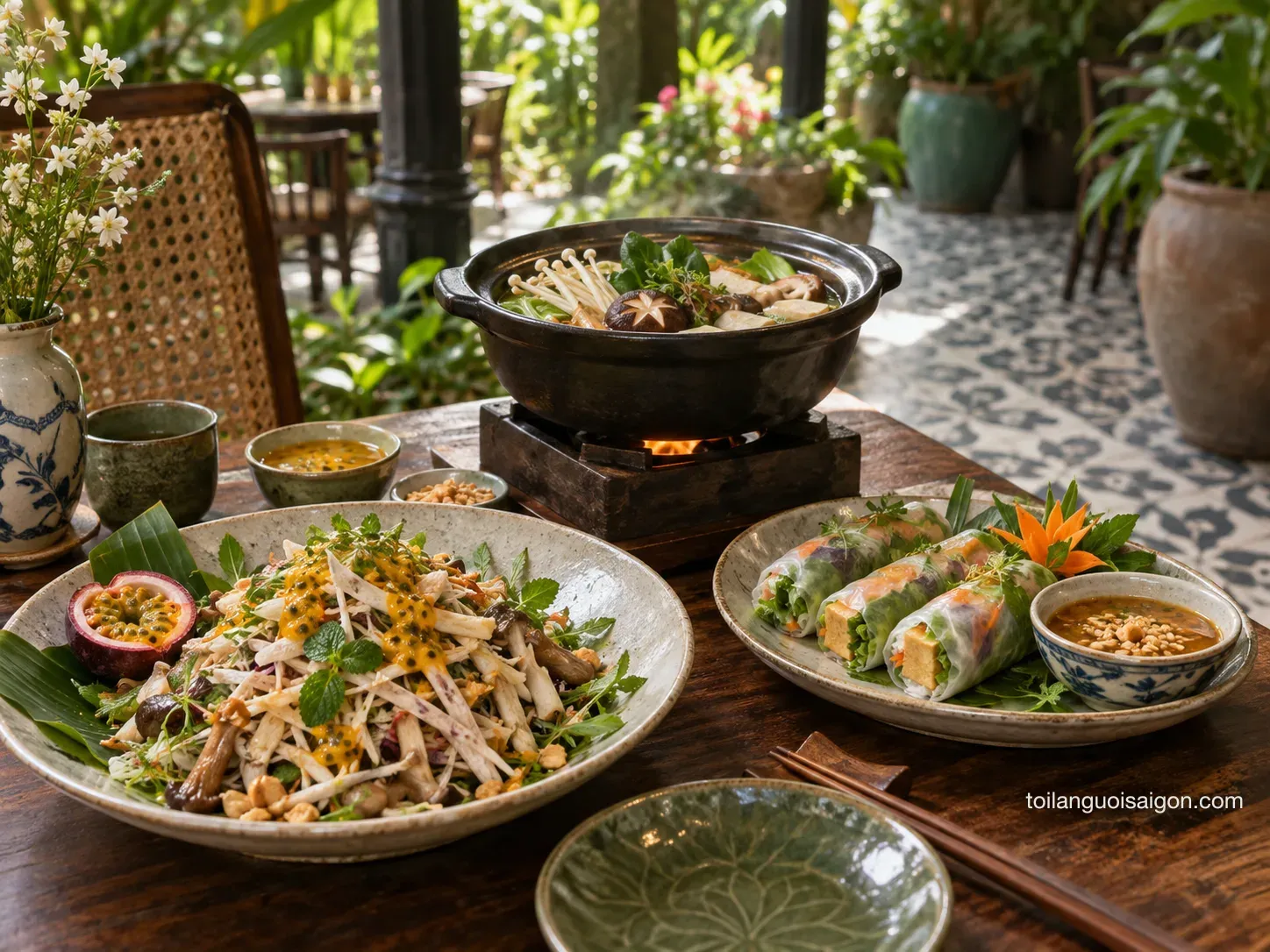 Ảnh minh họa món ăn tại Chay Garden Võ Văn Tần