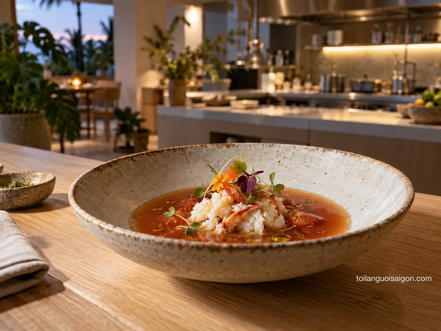 Ảnh minh họa món ăn tại CieL Dining
