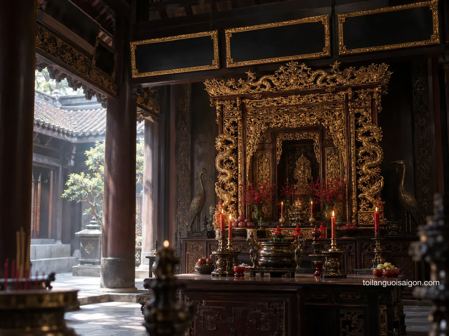 Ảnh minh họa Miếu Nhị Phủ (Chùa Ông Bổn)