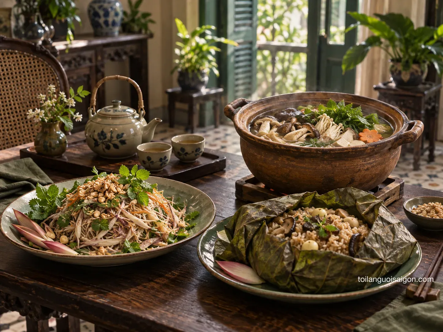 Ảnh minh họa món ăn tại Shamballa Vegetarian Restaurant & Tea House