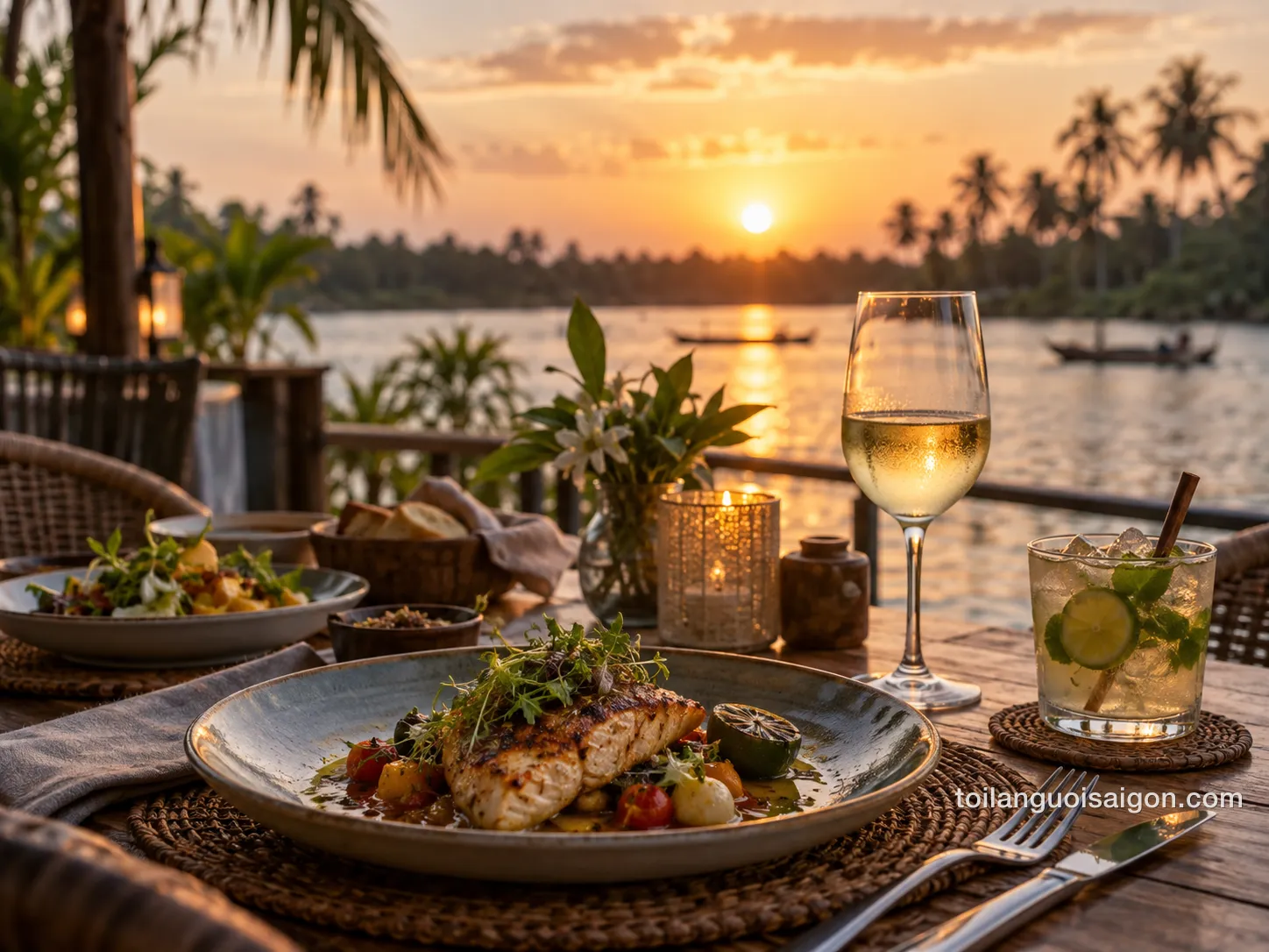 Ảnh minh họa món ăn tại The Deck Saigon